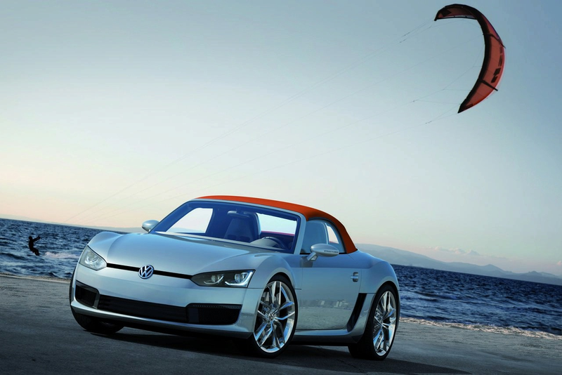 Illustration for article titled VW Bluesport Roadster: The Mid-Engined Diesel Sportscar